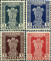 354443 MNH INDIA 1957 COLUMNA DE ASOKA - Ongebruikt