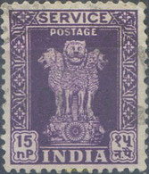 662106 USED INDIA 1957 COLUMNA DE ASOKA - Ungebraucht