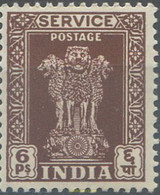 662126 USED INDIA 1957 COLUMNA DE ASOKA - Unused Stamps