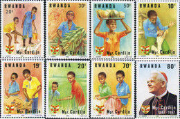 355484 MNH RUANDA 1983 ORGANIZACION JUVENIL AGRICOLA - M. CARDIJN - 1980-1989