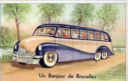 Carte à Système Neuve, Belge (Bruxelles)  Voyage En Car Excellent état - Autobús & Autocar