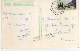 Cachet Hexagonal Pointillé De Recette Auxilliaire De Soldeu Sur Cp , Carte Du 28/08/?? Des Escaldes - Cartas & Documentos