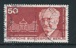 Berlin West Mi. 515 Gest. Paul Löbe Reichstagspräsident Reichstag Stempel Berlin - Gebraucht