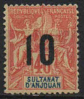 Anjouan  - 1912 - Type Sage Surch -   N° 26 - Neufs * - MLH - Unused Stamps