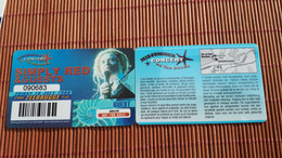 Simply Red 1 Concertcard Used Rare - Onbekende Oorsprong