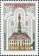 357397 MNH UNION SOVIETICA 1980 TARTU - Sammlungen