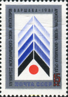 357580 MNH UNION SOVIETICA 1981 CONGRESO DE ARQUITECTURA - Collections