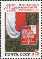 357819 MNH UNION SOVIETICA 1984 ANIVERSARIO POLONIA - Collezioni