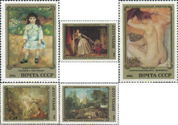 357837 MNH UNION SOVIETICA 1984 PINTURA FRANCESA - Collezioni