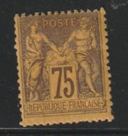 France N° 99 Avec Charnière * Fraicheur Postale Des Dents Irrégulières - 1898-1900 Sage (Tipo III)