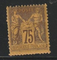 France N° 99 Avec Charnière * Fraicheur Postale Des Dents Irrégulières - 1898-1900 Sage (Type III)
