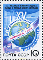 357950 MNH UNION SOVIETICA 1987 FESTIVAL DE CINE - Collezioni