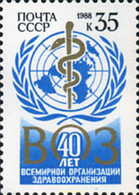 357976 MNH UNION SOVIETICA 1988 OMS - OMS