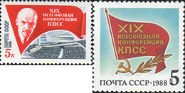 357998 MNH UNION SOVIETICA 1988 CONGRESO DEL PARTIDO - Sammlungen