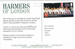 47745. Postal Harmers Of LONDON (England) 2019. Paralympic Olympic Games Stamp - Storia Postale