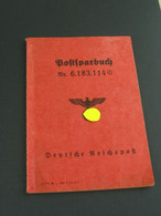 Postsparbuch Ausgestellt 5.1.1942 Deutsches Reich Saarbrücken Zeit Epoche 1933 - 1945 - 1939-45