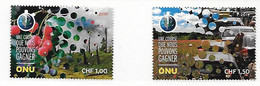 Nations Unies - ONU - 2019 - Office De GENEVE - Yvert** 1059 1060 - Environnement - Lutte Contre Changement Climatique - Unused Stamps