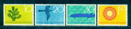 1966 Nature Protection,green Cactus,fish,bird,sun,water,air,Liechtenstein,Mi.460,MNH - Protection De L'environnement & Climat