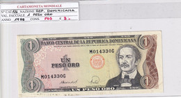 REPUBBLICA DOMINICANA 1 PESO ORO 1988 P126 - Dominikanische Rep.
