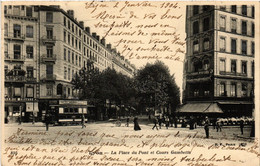 CPA LYON La Place Du Pont Et COURS Gambetta (462710) - Lyon 7