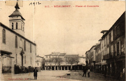 CPA REALMONT - Place Et Couverts (477655) - Realmont