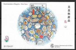 MACAU 1999 GASTRONOMY AND SWEETS . DIM SUM  MNH - Unused Stamps