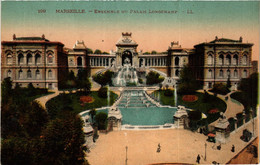 CPA MARSEILLE Ensemble Du Palais De Longchamp (404672) - Cinq Avenues, Chave, Blancarde, Chutes Lavies