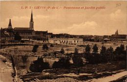 CPA 5 LIÉVIN Panorama Et Jardin Public (405465) - Lievin