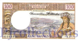 NEW HEBRIDES 100 FRANCS 1977 PICK 18d UNC - Nouvelles-Hébrides