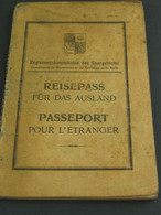 Reisepass Für Das Ausland Regierungskommission Des Saargebietes 21. Juni 1929 Viele Eintragungen - 1939-45