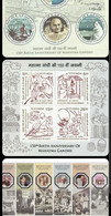 INDIA 2018-19-20 150th Birth Anniversary Of Mahatma Gandhi SET Of 3 MINIATURE SHEETS MS MNH As Per Scan - Unused Stamps