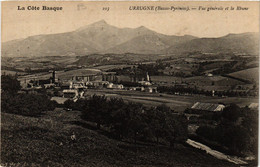 CPA URRUGNE Vue Générale Et La Rhune (412291) - Urrugne