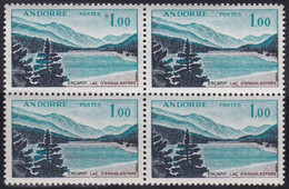 Andorre   .   Y&T   .   164      .   Bloc De 4       .    **   .    Neuf SANS Charniere    .     MNH - Neufs