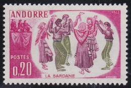 Andorre   .   Y&T   .     166      .    **   .    Neuf SANS Charniere    .     MNH - Nuevos