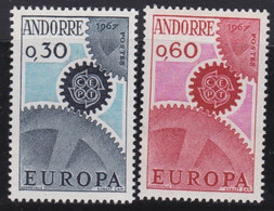 Andorre   .   Y&T   .     179/180    .    **   .    Neuf SANS Charniere    .     MNH - Neufs