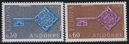 Andorre   .   Y&T   .     188/189      .    **   .    Neuf SANS Charniere    .     MNH - Unused Stamps