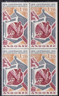 Andorre   .   Y&T   .   242    .  Bloc De 4    .    **   .    Neuf SANS Charniere    .     MNH - Unused Stamps