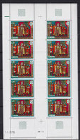 Andorre   .   Y&T   .    244  10x   Feuille   .    **   .    Neuf SANS Charniere    .     MNH - Neufs