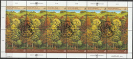 UNO Wien 1988 MiNr.81 - 82 Kleinbogen  O Gestempelt Rettet Den Wald ( Dg 290 ) - Oblitérés