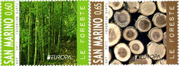 261868 MNH SAN MARINO 2011 EUROPA CEPT 2011 - AÑO INTERNACIONAL DE LOS BOSQUES - Oblitérés