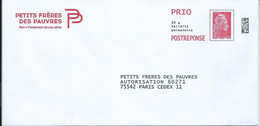 PAP -  Postréponse PRIO Neuf -  Petits Fréres Des Pauvres -   338844 - Prêts-à-poster:reply