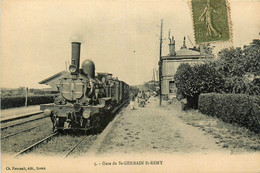 St Germain Sur Avre * Gare De St Germain St Rémy * Le Train * Locomotive * Ligne Chemin De Fer - Sonstige & Ohne Zuordnung