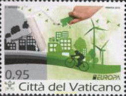 364384 MNH VATICANO 2016 EUROPA CEPT 2016 - ECOLOGIA EN EUROPA - PIENSA EN VERDE - Used Stamps