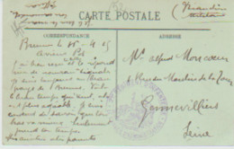 Cachet 21ème Rgt Infanterie Le Conseil Administration S/ Cpa LANGRES (52) Barrage Du Liez - Guerre 1914-18