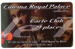 FRANCE CARTE CINEMA ROYAL PALACE NOGENT SUR MARNE - Biglietti Cinema