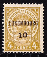 Luxembourg 1910  Prifix Nr. 69 - Prematasellados