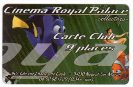 FRANCE CARTE CINEMA ROYAL PALACE NOGENT SUR MARNE - Biglietti Cinema