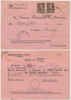 Romania July 1945 Return Recept With Very Late Use Of Nagyvarad Hungary Postmark At Oradea - Transilvania