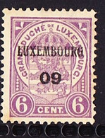 Luxembourg 1909  Prifix Nr. 65 - Préoblitérés