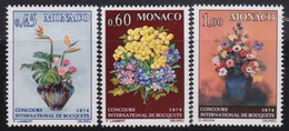 Monaco    .    Y&T   .   948/950    .      **    .     Neuf Avec Gomme D'origine Et SANS Charnière - Unused Stamps